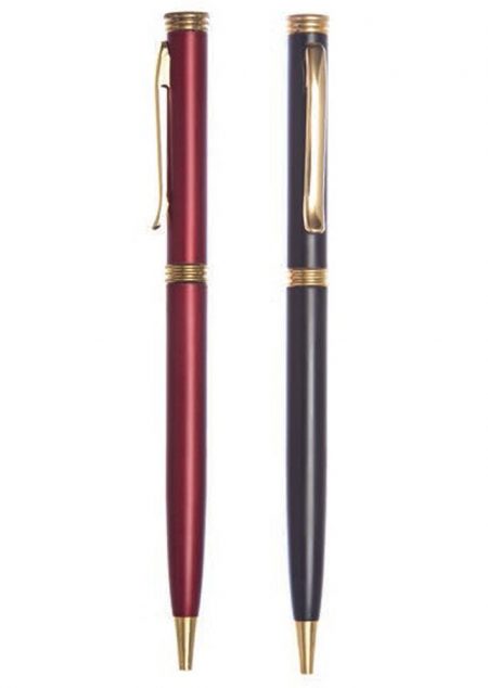 خودکار فلزی تاج رنگی